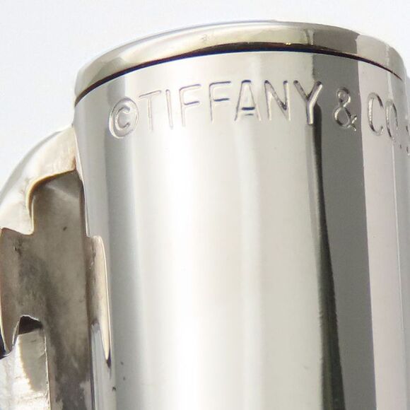 Tiffany & Co Ballpoint Pen Star Ring Silver Classic T Clip Stationery Ladies - Picture 6 of 10